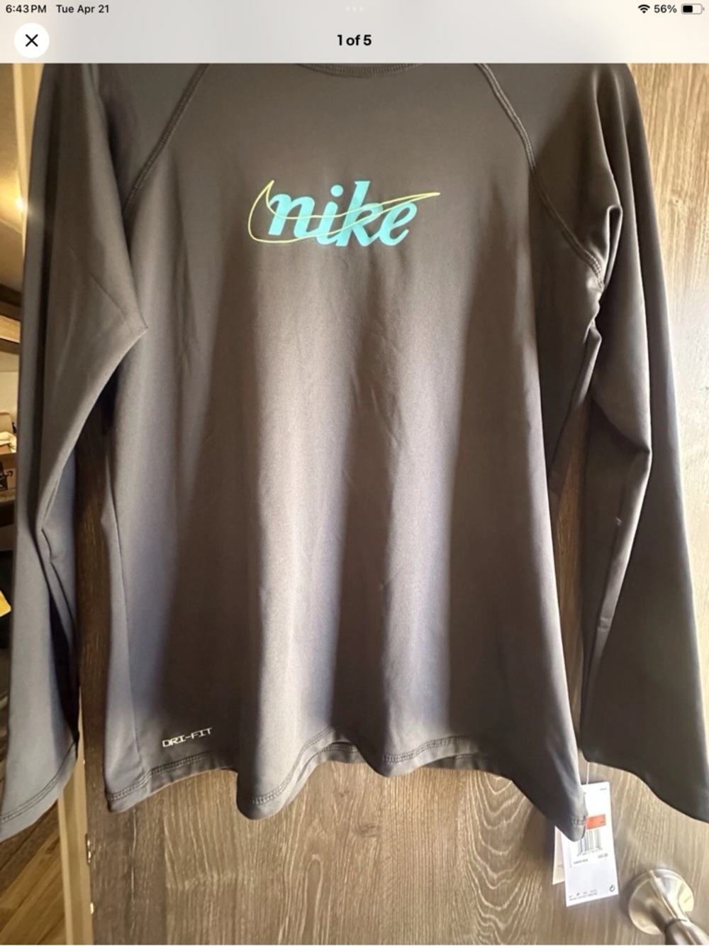 Nike White Tag with Red Price Label